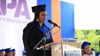 Palabras de Agradecimiento - LI Graduación UAPA 2017 / Licda  Natividad Martínez López