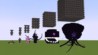 Which of the Wither Storm Mobs is Immortal Minecraft Health Comparison!