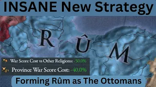 Forming Rûm as the Ottomans is INSANE - EU4 1.36