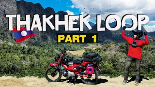 MY BEST EXPERIENCE in LAOS the THAKHEK LOOP 🇱🇦 (Part 1/2)