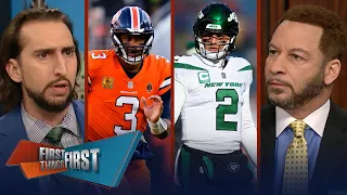 Patriots stifle Jets offense; Raiders def. Russell Wilson, Broncos in OT | NFL | FIRST THINGS FIRST