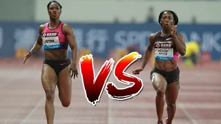 Sprint Rivalries: Shelly-Ann Fraser-Pryce vs. Carmelita Jeter Best 100m Head-to-Heads 2012-2013