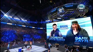 Dominik Mysterio vs Sami Zayn - WWE Smackdown 17/09/21 en Español