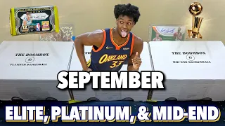 September's Boomboxes = Very Nice! 🔥😁 Opening the Elite, Platinum, & Mid-End Basketball Boxes