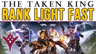 Destiny Light Level Rank Up Guide: How to Rank Up Fast [The Taken King]