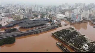 Enchente No Centro Histórico De Porto Alegre | Início do "Jornal Do Almoço" - (04/05/2024)