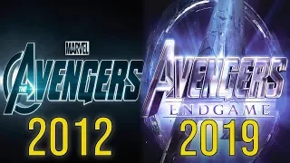 Evolution Of Avengers MCU Movies (2012-2019)