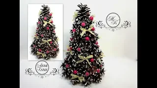 DIY 2019🎄ЕЛОЧКА ИЗ ШИШЕК🎄Декор на Новый год своими руками из подручных материалов🎄МК🎄Анна Кохан