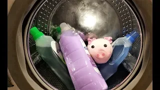 Experiment - 5 liters Washing Liquid - in a Washing Machine - Centrifuge