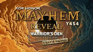 For Honor: Warrior’s Den Y4S4 REVEAL LIVESTREAM December 3 2020 | Ubisoft [NA]