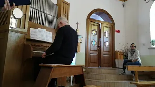 Organ music Church. Ora pro nobis