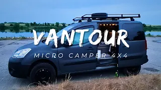 Van Tour Citroën Berlingo 4x4 Dangel - Micro Camper Van Conversion