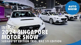 Subaru Crosstrek, WRX, WRX Wagon GT Edition; BRZ STi Ediiton | 2024 Singapore Motor Show
