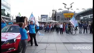 Zwischenkundgebung des Gesundheitswesens in Dresden (Wiener Platz) 15.07.2022