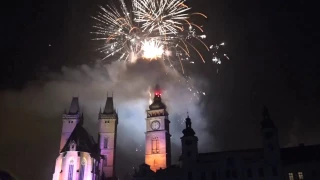 NOVOROČNÍ OHŇOSTROJ 2017 - HRADEC KRÁLOVÉ