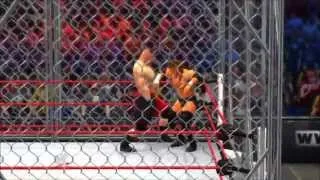 WWE '13 | Brock Lesnar vs Triple H (Steel Cage Match - Extreme Rules)