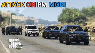 Attack on PM Modi | Security in Action | GTA 5