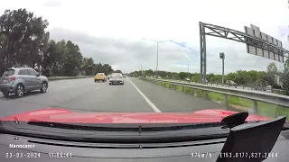 Almost side swiped from driver not paying attention