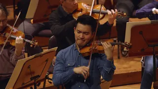 Ray Chen rehearses Brahms' Violin Concerto with the San Francisco Symphony (Second movement)