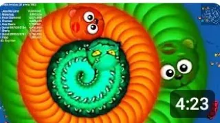 🐍WORMS ZONE.IO😱 GIANT SLITHER SNAKE TOP 1/ Epic Worms Zone gameplay!! Populargame 543