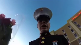 Marine Surprises His Mother on Her 50th Birthday