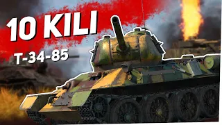 T-34-85 - War Thunder Gameplay PO POLSKU ❗❕❗❕