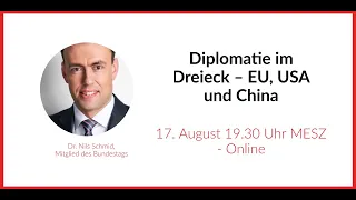 Diplomatie im Dreieck - EU, USA und China