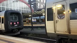 DSB IC3 (Litra MF) - IR4 (Litra ER) Intercity Lyntog ICL decoupling at Copenhagen Central Station