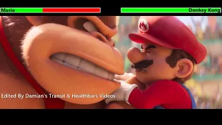 Mario vs. Donkey Kong with healthbars