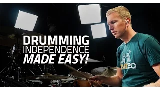 Independence Made Easy with Jared Falk  - Drum Lesson (Drumeo)