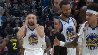 STEPH GOES MANIAC FROM 3! STUNS JAZZ IN 4TH! TELLS TEAM "BUT IM NOT A ALL STAR STARTER! RIGHT?!" LOL