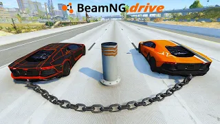 Satisfying Car Crash Game HIGH SPEED JUMPS #3  - BeamNG Drive #beamng #beamngdrive