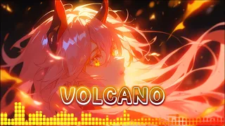 Volcano - Jim Yosef (ft. Scarlett) [Nightcore] (Lyrics)