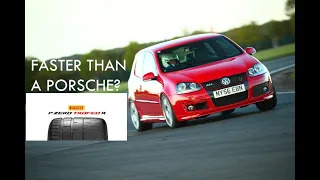 £6000 GTI NOW BEATS A CAYMAN R THANKS TO PIRELLI TROFEO R TYRES