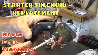 Ford Truck Starter Solenoid Replacement -Won't Crank, no start