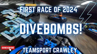 Sending Divebombs at my first race of 2024!: Teamsport Crawley