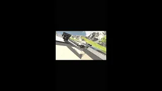 Tanker Trailer vs Stairs Jump Arena. BeamNG.Drive #23-SHORTS