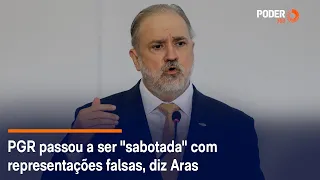 PGR passou a ser sabotada com representações falsas, diz Aras