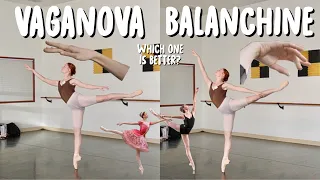 VAGANOVA VS BALANCHINE TECHNIQUE