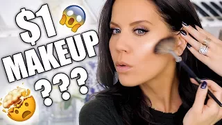 $1 MAKEUP TRY-ON HAUL! Mind Blown!!