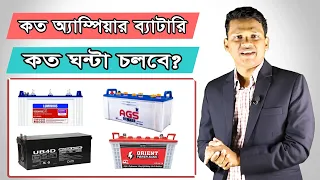 জেনে নিন কিভাবে IPS UPS Inverter ও   Solar System এর জন্য সঠিক মানের ব্যাটারি সিলেক্ট করবেন?`