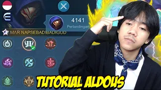 GAMEPLAY ALDOUS SPESIAL 4141 MATCH + TUTORIAL TIPIS TIPIS - Mobile legends