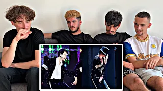MTF ZONE Reacts to JUNGKOOK AND JIMIN DANCE TO "Black or White" by MICHAEL JACKSON FESTA 2018