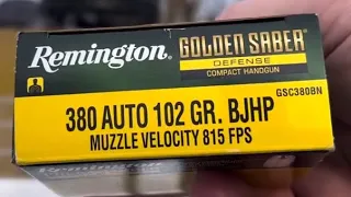 LEAP DAY BONUS TEST: 102 grain Remington Golden Saber 380 gel & denim retest from the Ruger LCP Max