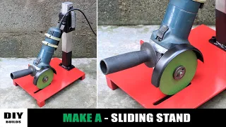 Make A Sliding Angle Grinder Stand | DIY