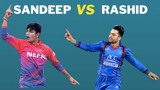 Sandeep Lamichhane VS Rashid Khan / Sandeep Lamichhane vs Rashid Khan Bowling