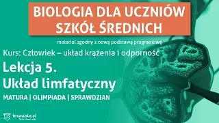 Układ limfatyczny. Lekcja biologii dla klasy 3. (zakres rozszerzony)