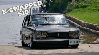 Datsun Heaven (ep2) John’s K24 swapped 510 wagon 16-SLOW