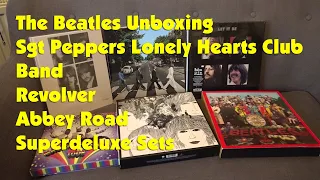 The Beatles Unboxing Sgt Peppers Lonely Hearts Club Band & Revolver and Abbey Road Superdeluxe Sets