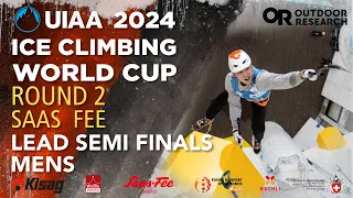 UIAA 2024 Ice Climbing World Cup MENS LEAD SEMI FINALS - Saas-Fee, Switzerland
